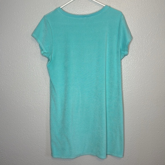 Lands’ End Women's Blue Swim Cover Top Size Medium - Picture 7 of 7